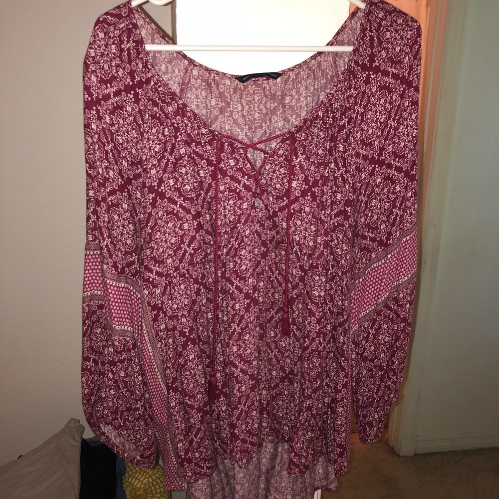 American Eagle, boho style shirt